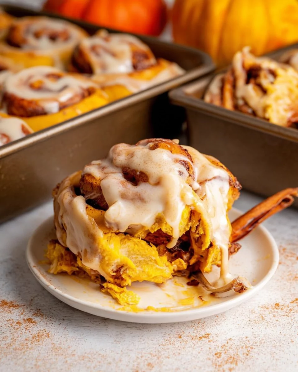 Brown Butter Pumpkin Cinnamon Rolls – Amazing Fall Recipe