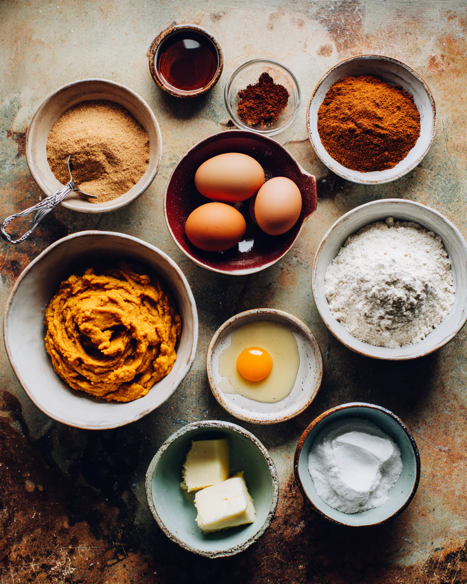 Brown Butter Pumpkin Cinnamon Rolls ingredients