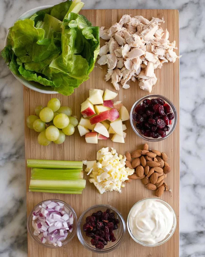 Chicken Salad Lettuce Wraps ingredients