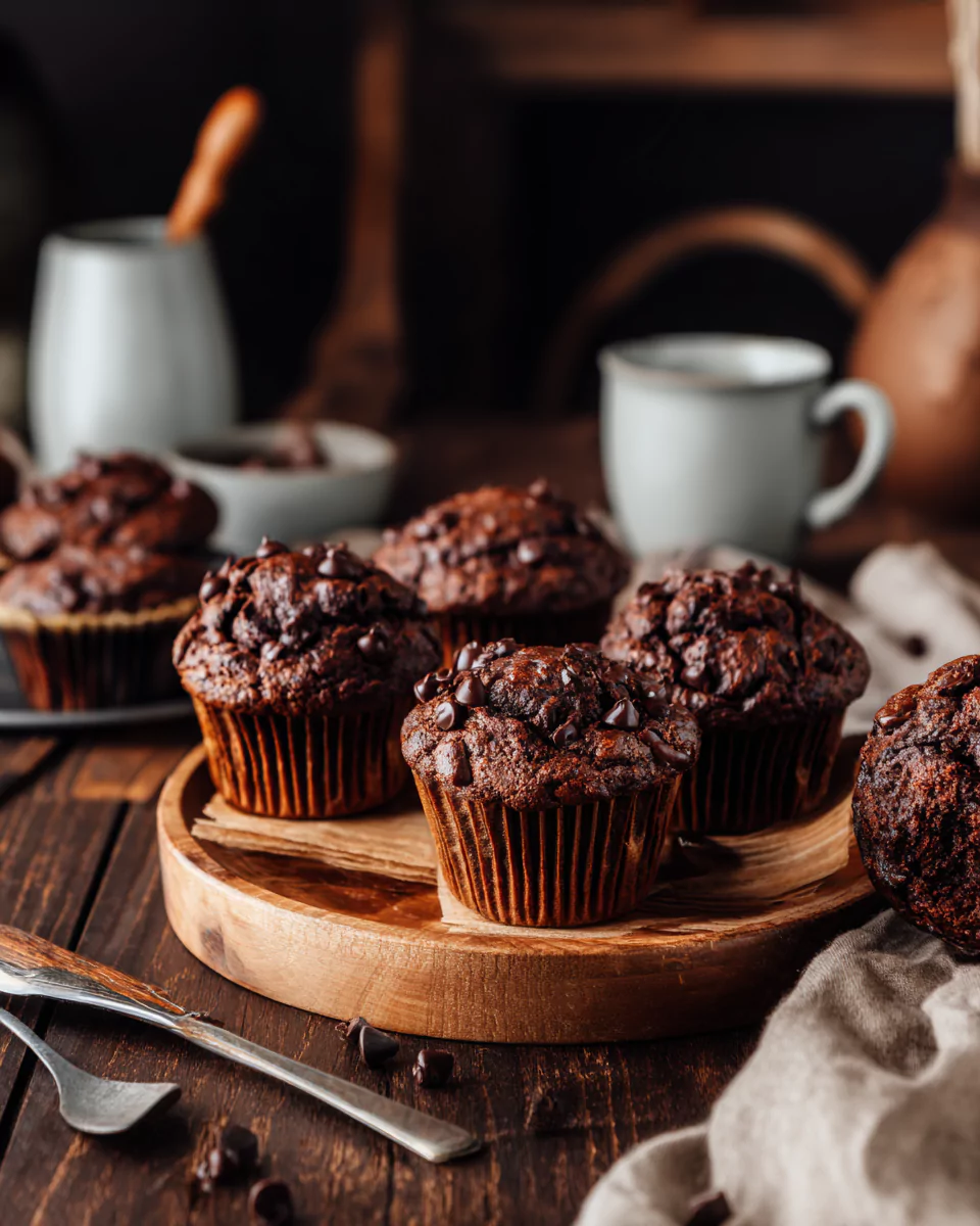 Double Chocolate Zucchini Muffins – Moist & Amazing Recipe