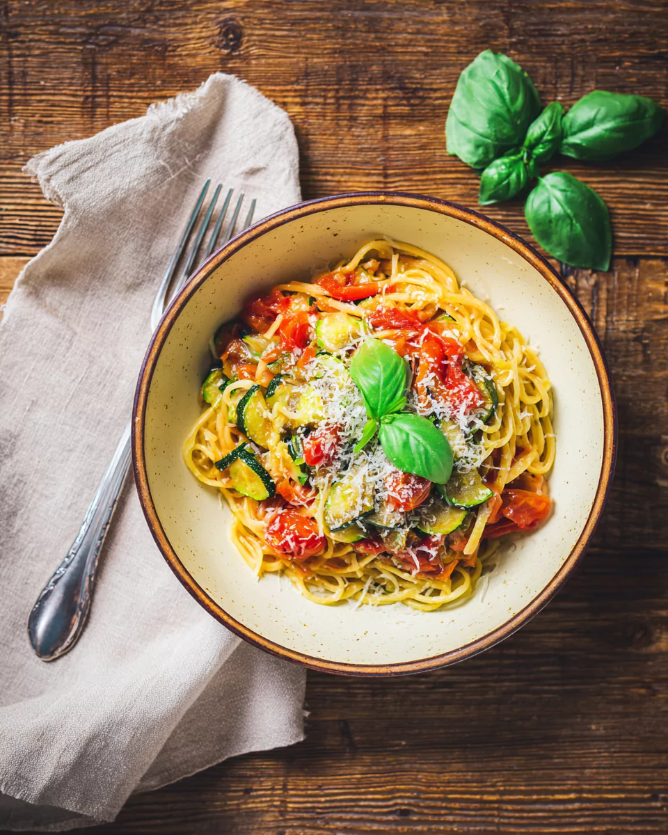 Healthy Tomato Zucchini Pasta: A Fresh, Flavorful Weeknight Favorite