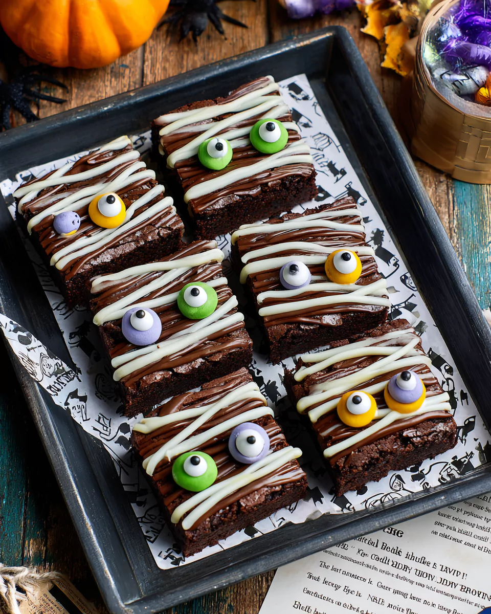 Mummy Halloween Brownies: A Fun and Spooky Treat