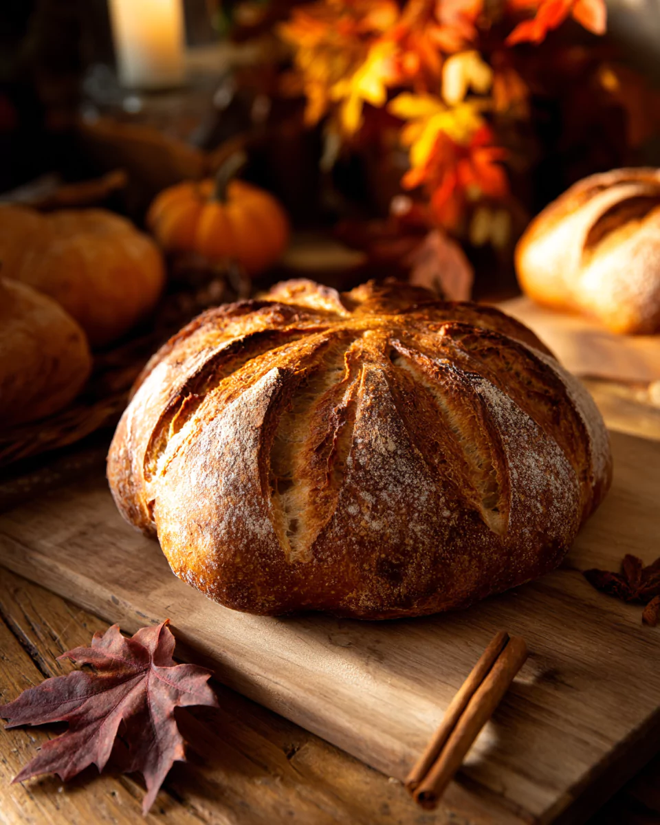 Pumpkin Shaped Sourdough Bread: Stunning Fall Baking Idea
