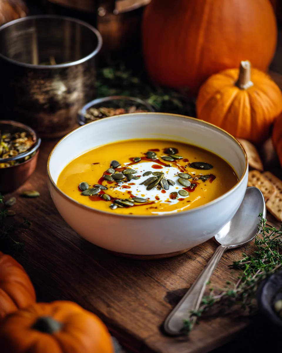 Roasted Pumpkin Soup – Creamy, Comforting, and Full of Flavor