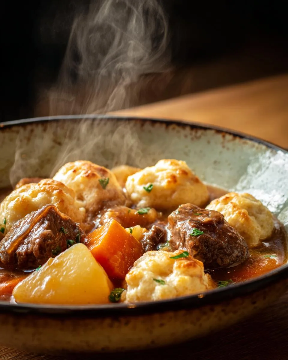 Beef Stew and Dumplings - detail 3