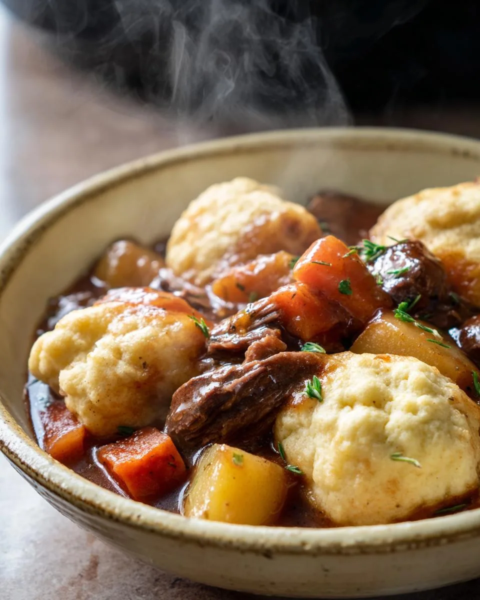 Beef Stew and Dumplings - detail 4