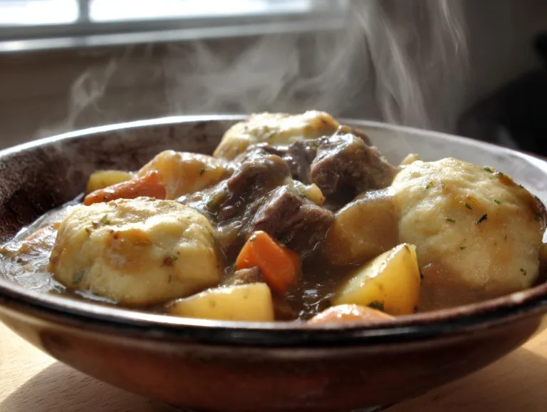 Beef Stew and Dumplings