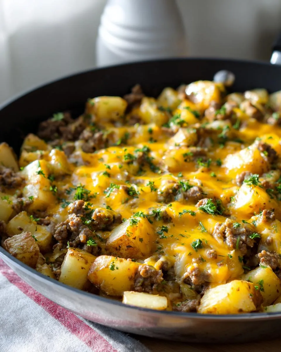 Cheesy Ground Beef and Potatoes - detail 2