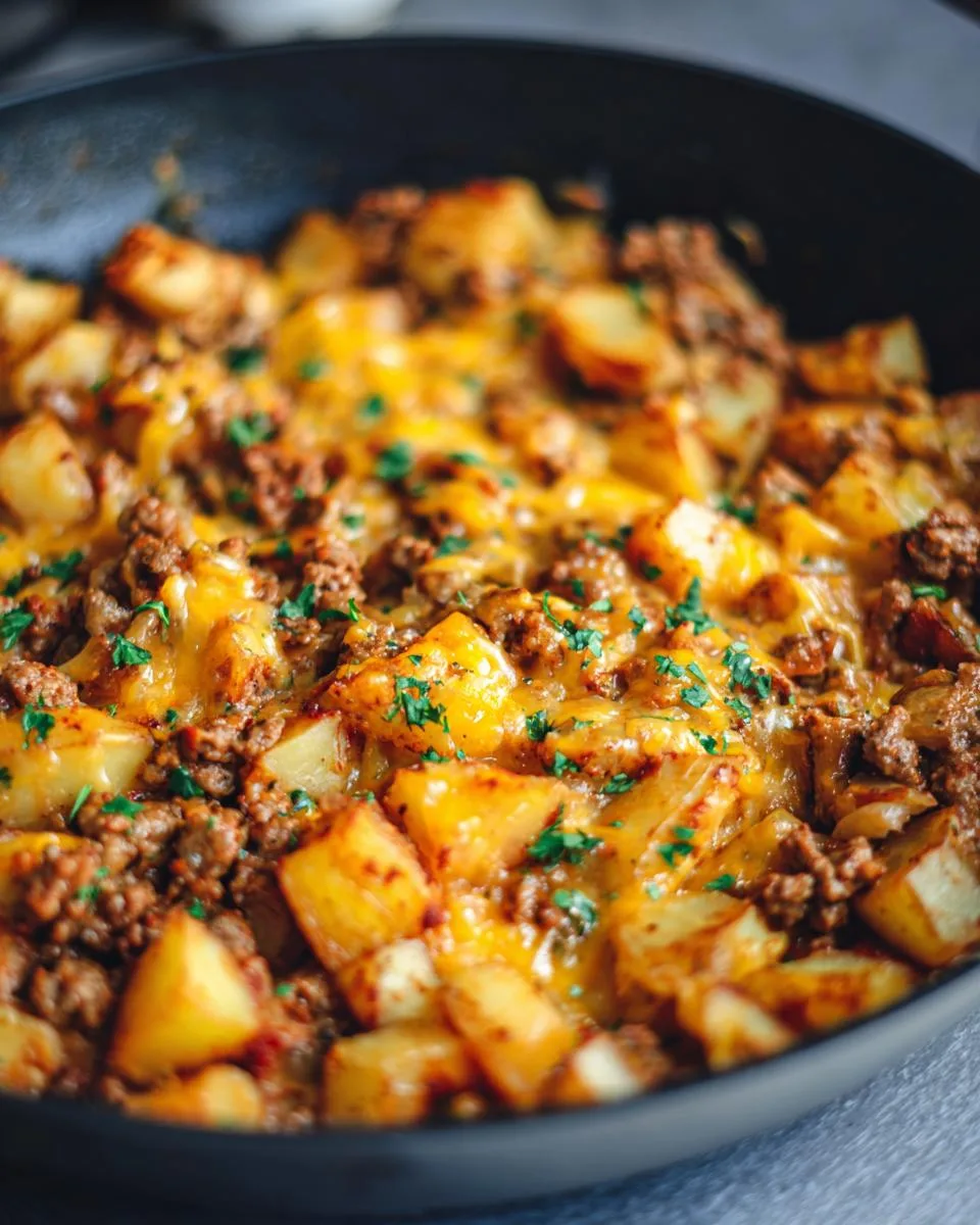 Cheesy Ground Beef and Potatoes - detail 3