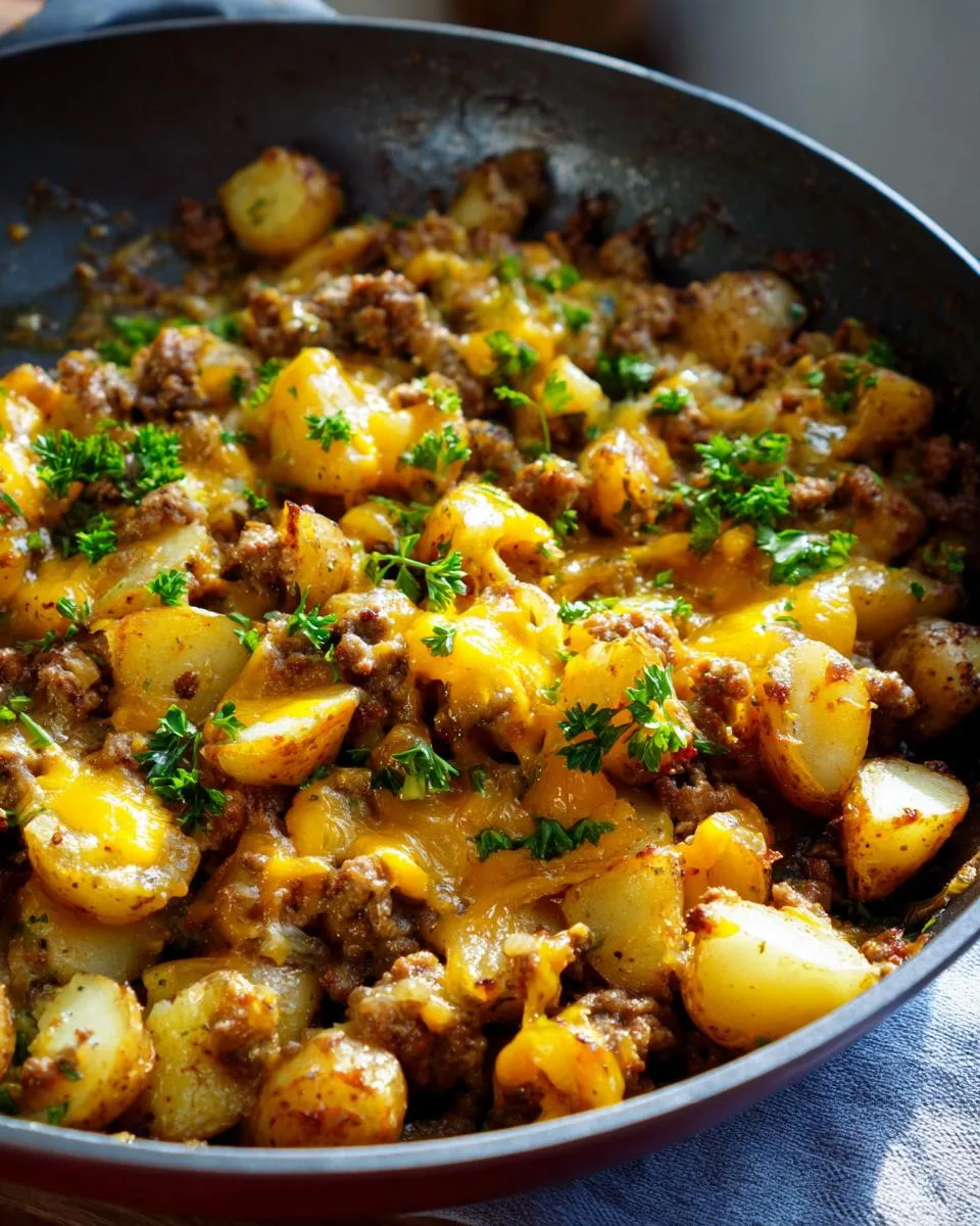 Cheesy Ground Beef and Potatoes - detail 4