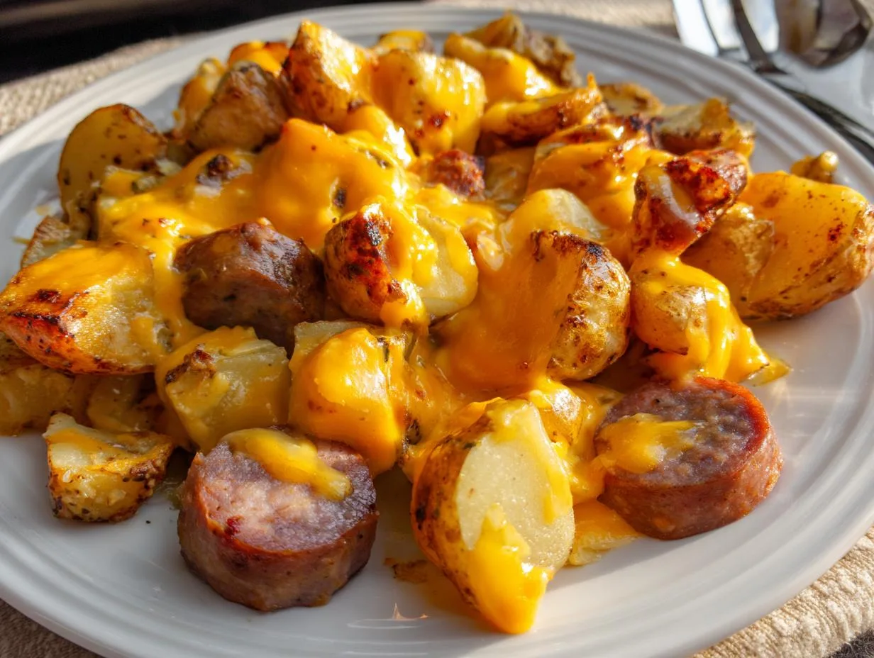 Irresistible Cheesy Ranch Potato Sausage in 40 Minutes
