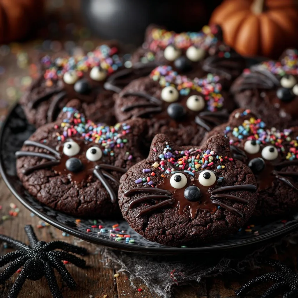 Chocolate Black Cat Cookies - detail 2