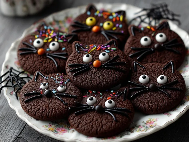 Chocolate Black Cat Cookies