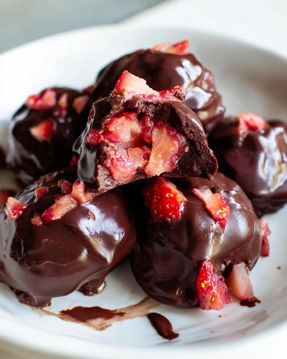 Chocolate Strawberry Yogurt Clusters - detail 3
