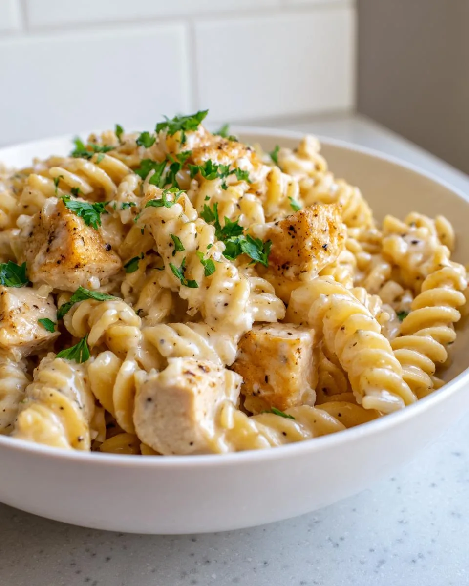 Creamy Garlic Parmesan Chicken Pasta - detail 4