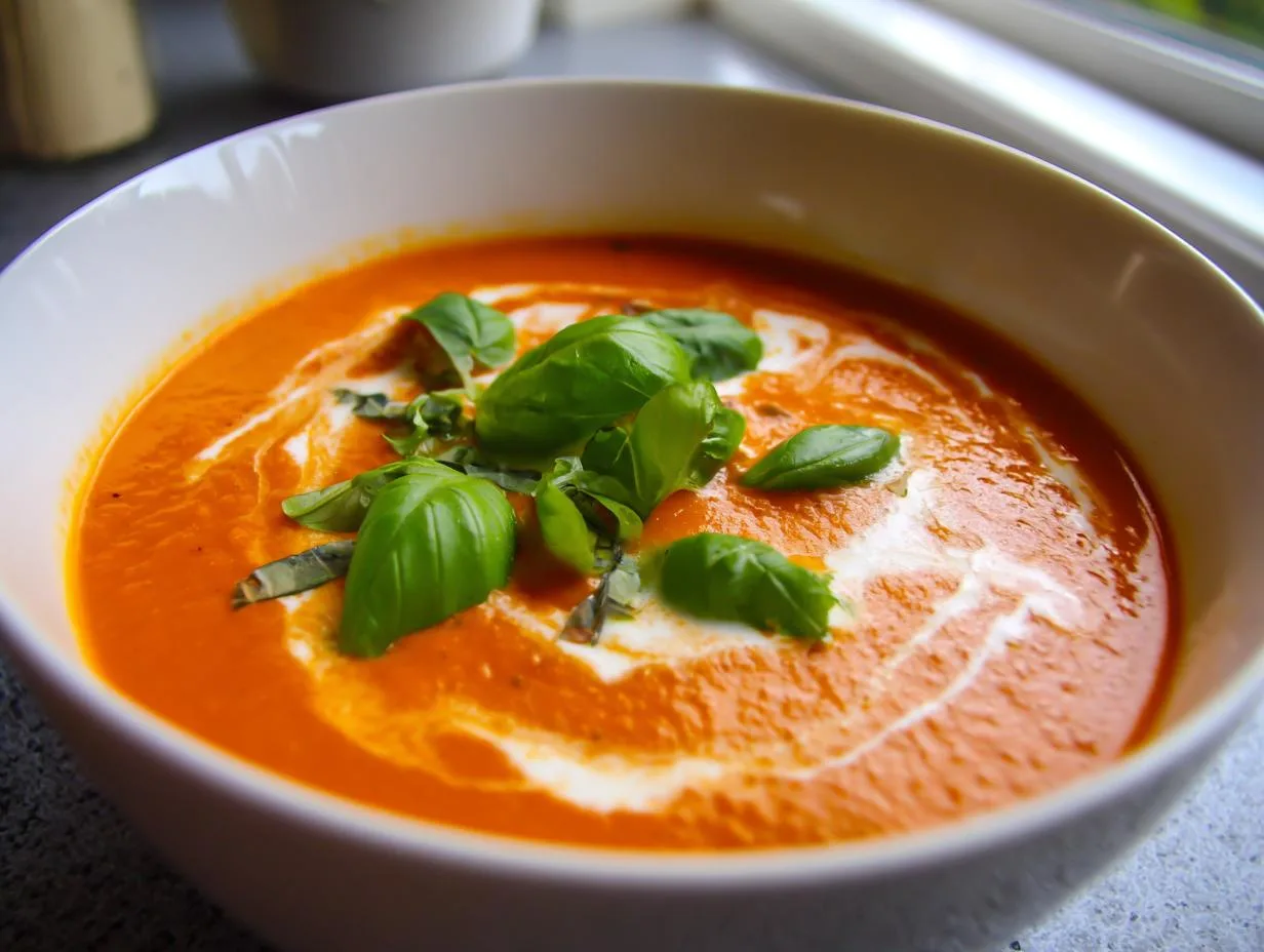 30-Minute Creamy Tomato Soup That Melts Hearts Instantly