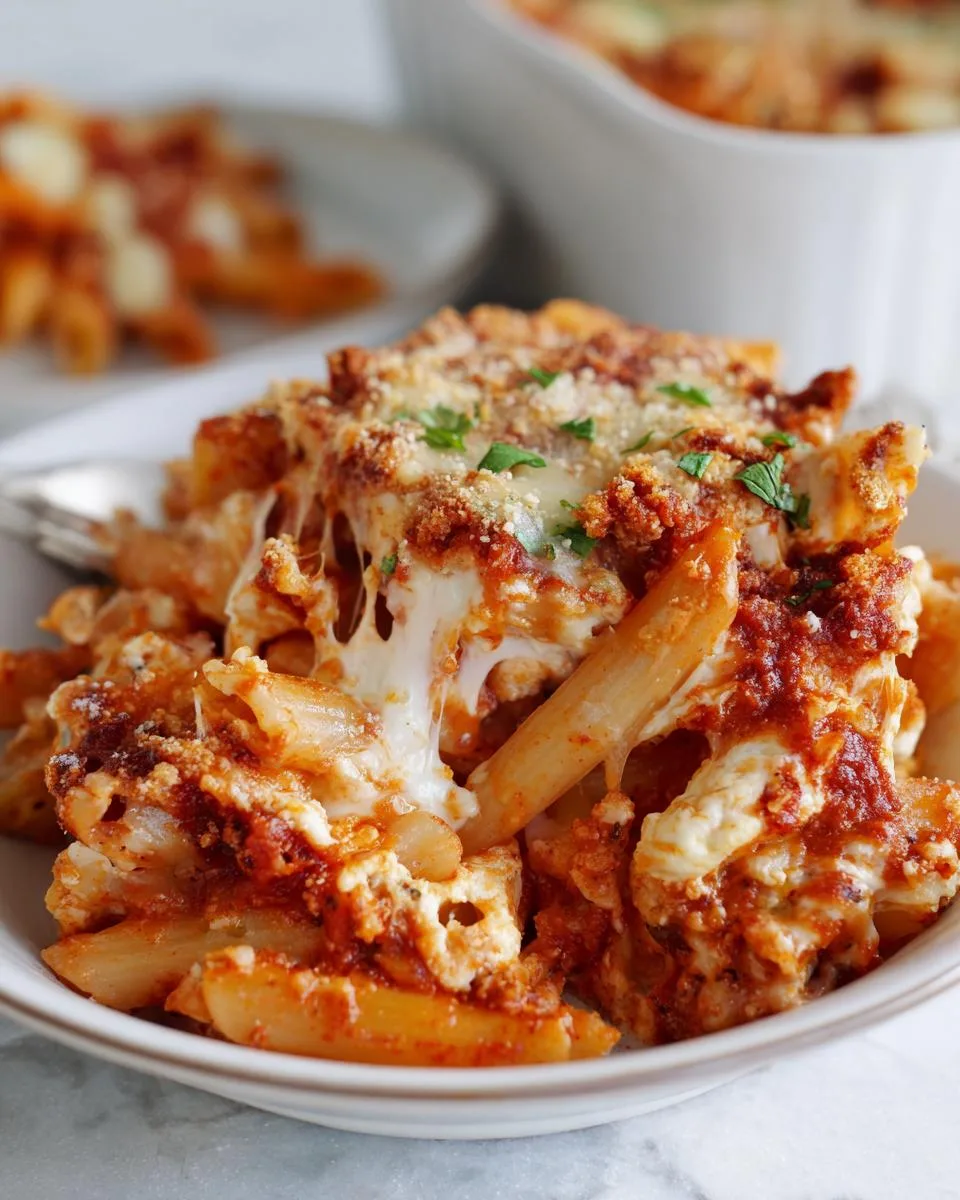 Crock Pot Baked Ziti - detail 2