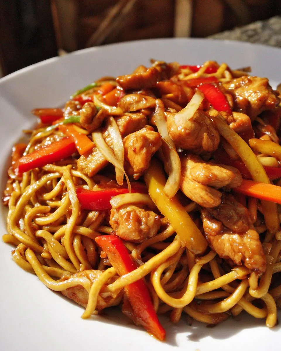 Easy Chicken Lo Mein - detail 6
