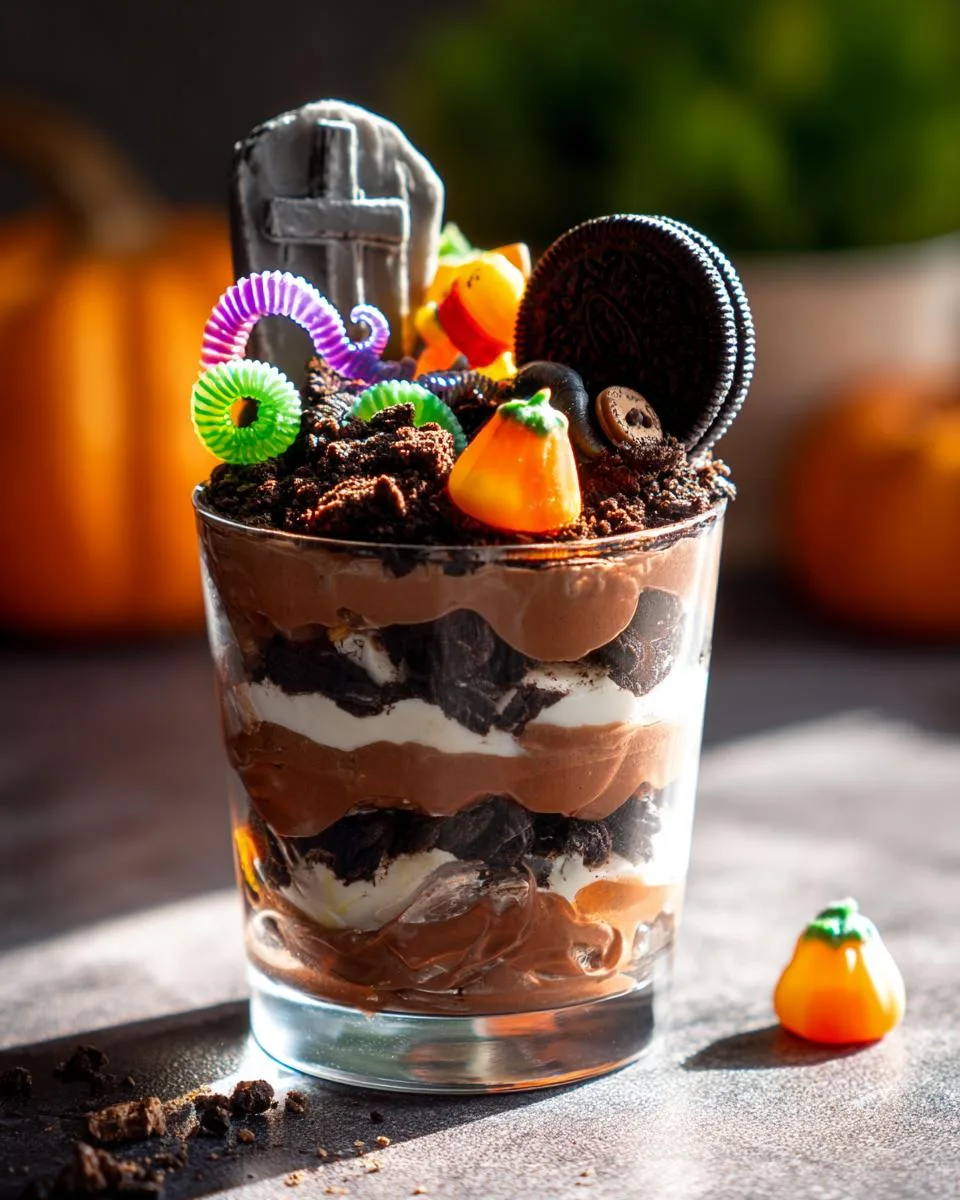 Halloween Dirt Cups - detail 2
