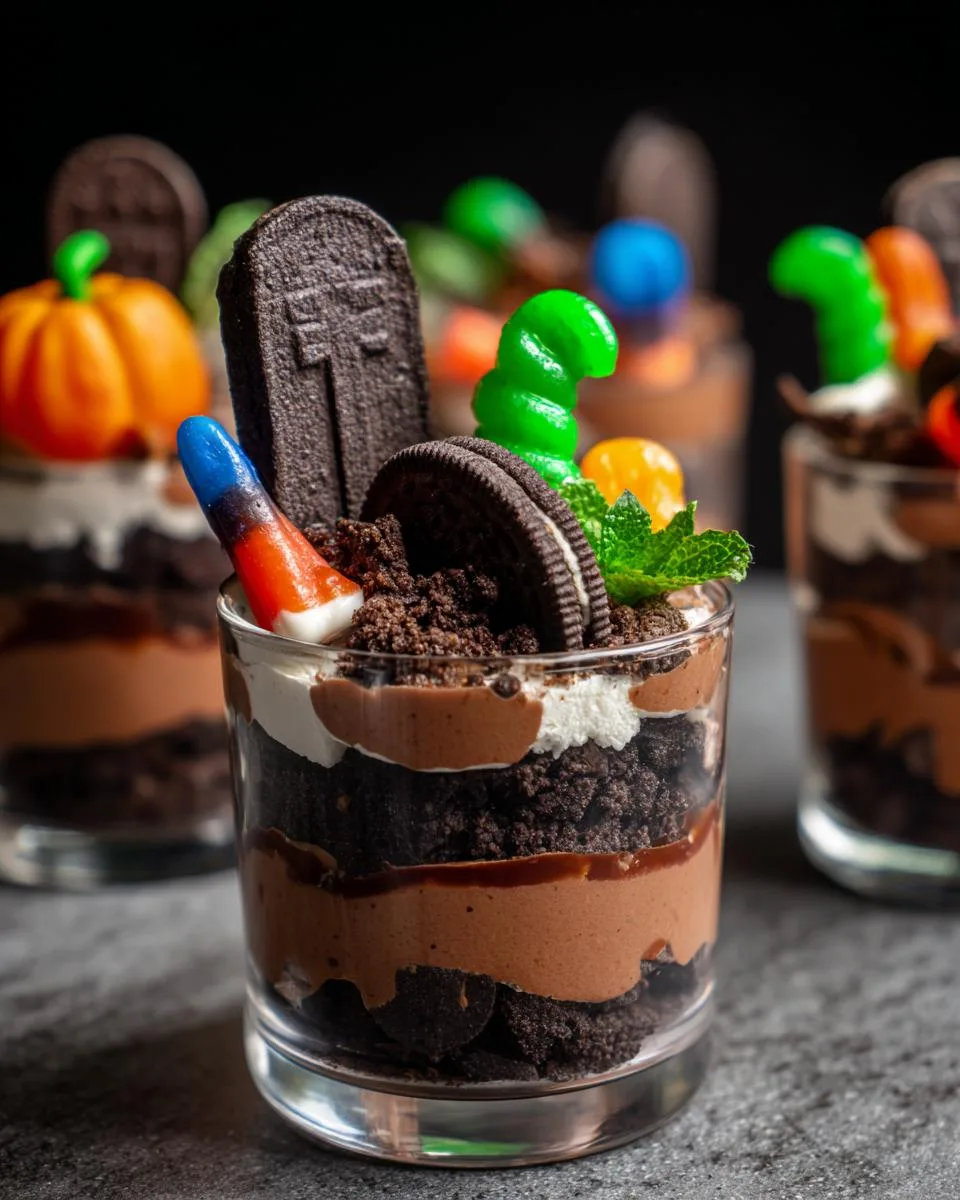 Halloween Dirt Cups - detail 3