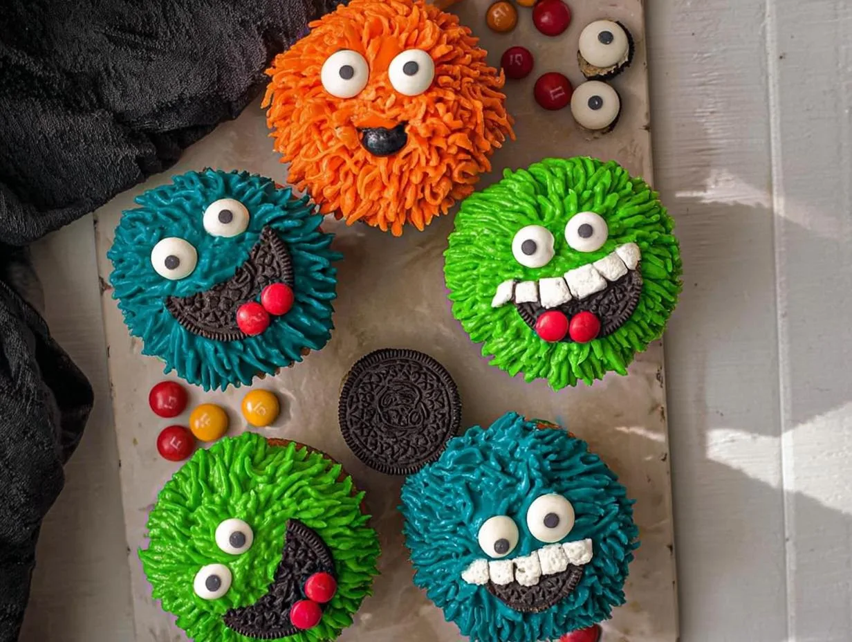 24 Spooktacular Halloween Monster Cupcakes to Devour