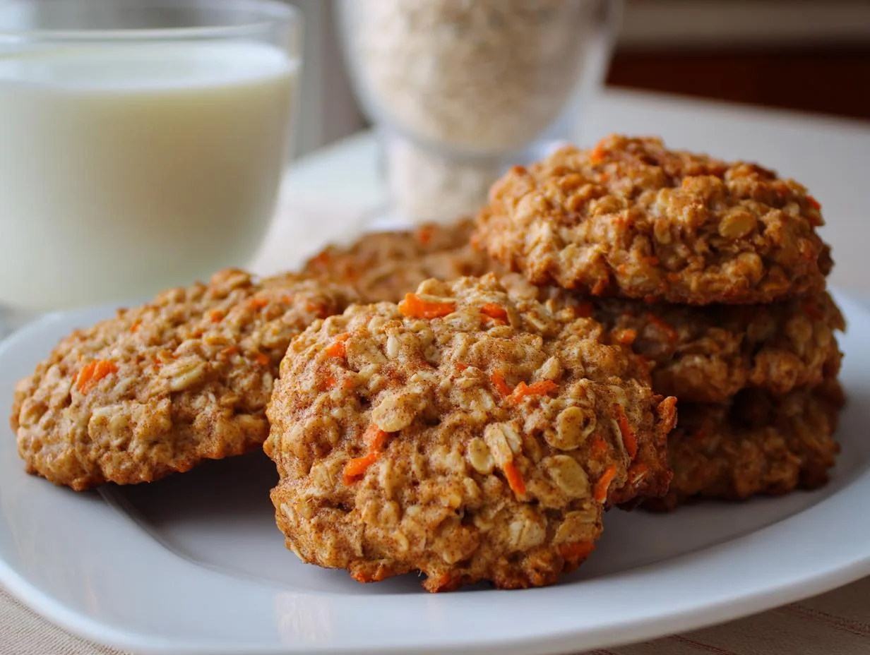 14 Guilt-Free Bites Healthy Carrot Cake Oatmeal Cookies