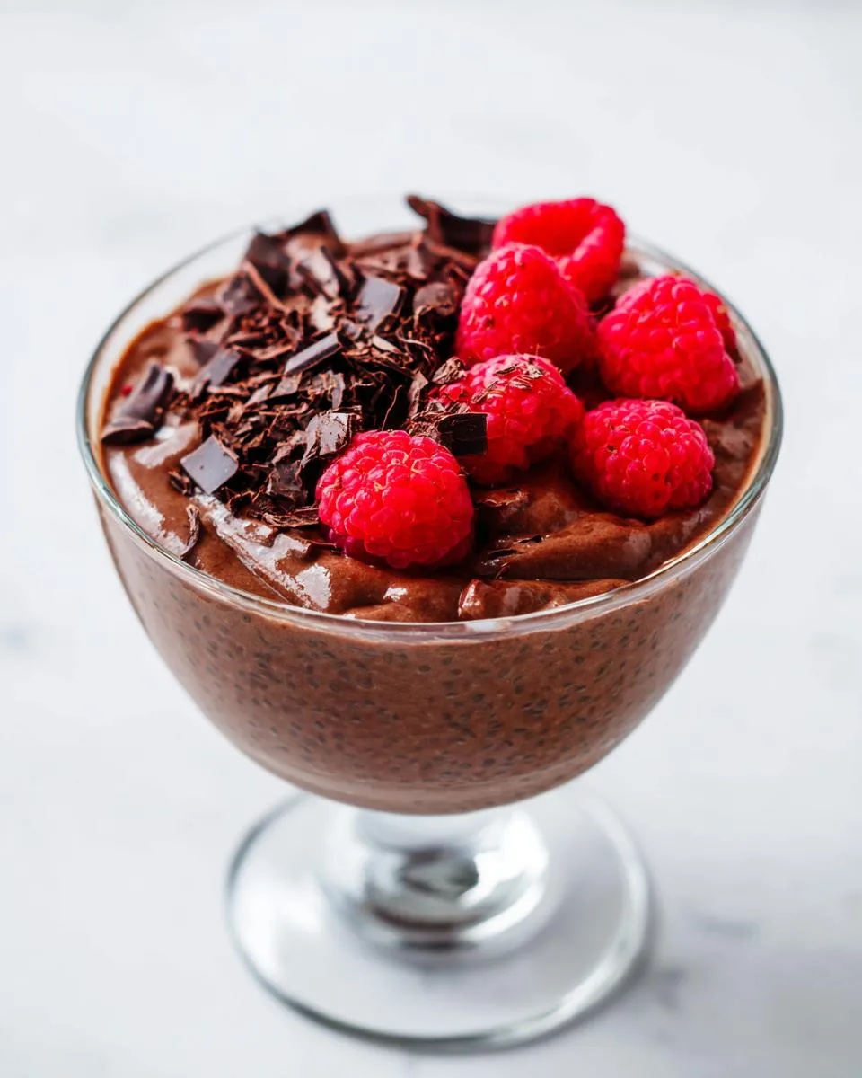 High Protein Chocolate Chia Pudding - detail 3