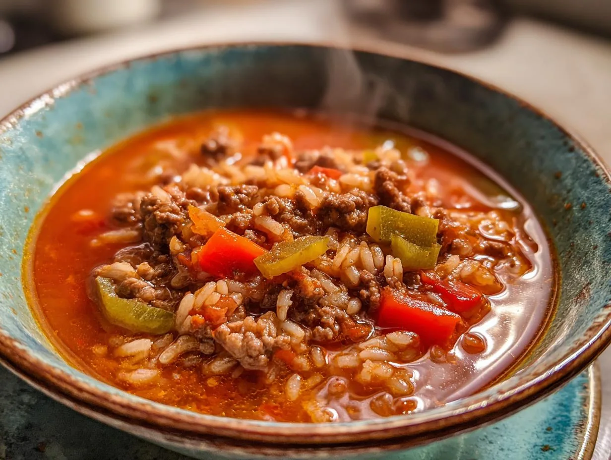 25g High Protein Stuffed Pepper Soup – A Hearty Comfort Feast