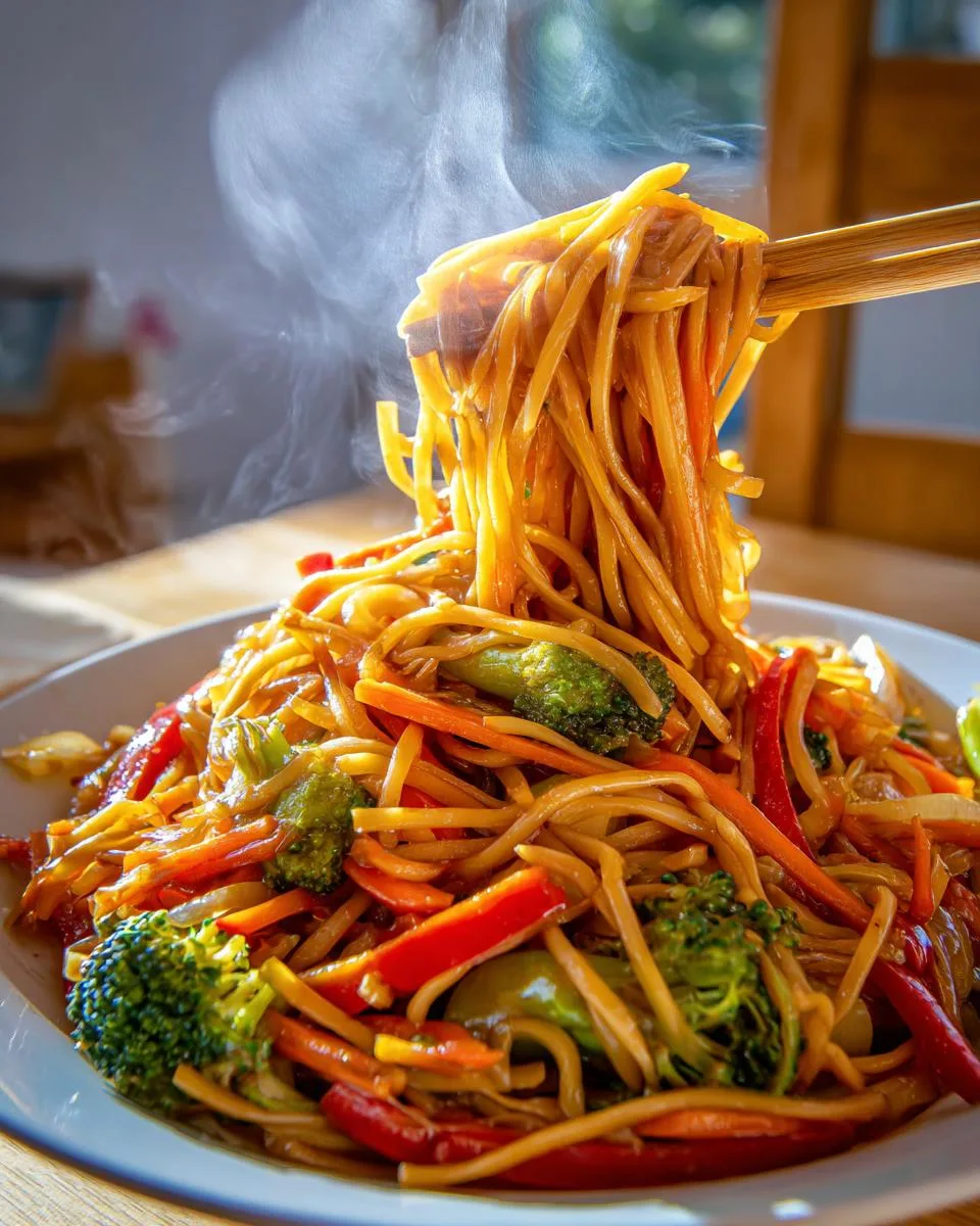 Homemade Vegetable Lo Mein - detail 4