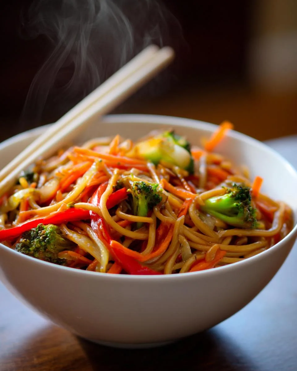 Homemade Vegetable Lo Mein - detail 5