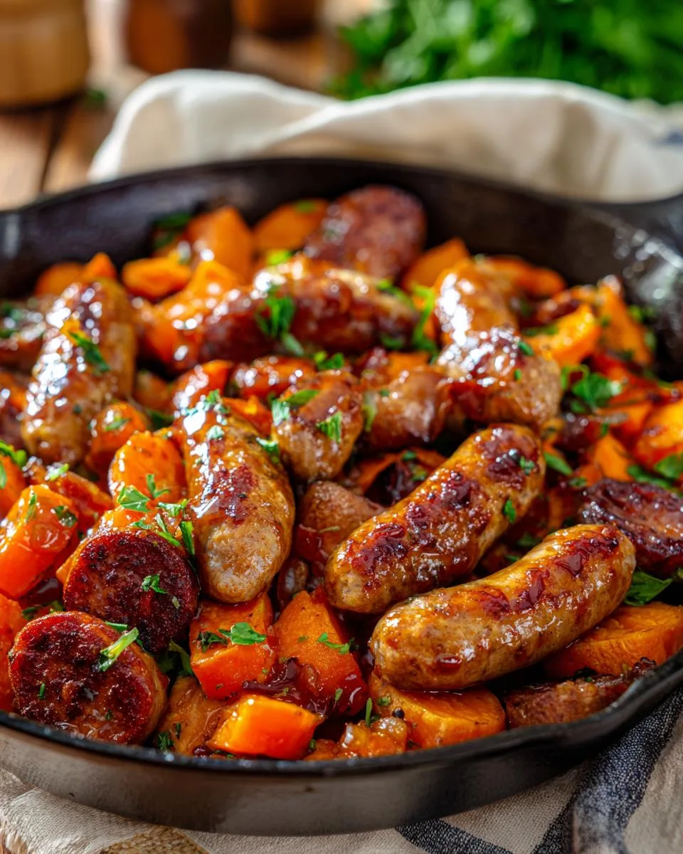 Honey Garlic Sausage Skillet - detail 4
