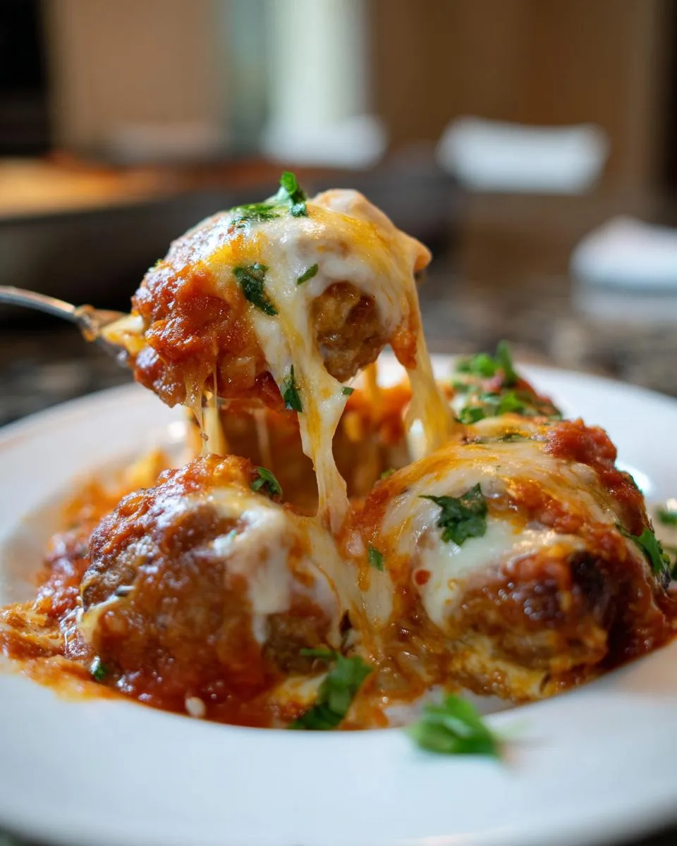 Keto Cheesy Pizzeria Meatballs - detail 1