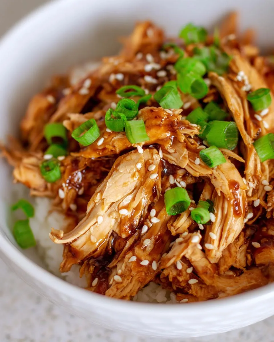 Keto Crockpot Teriyaki Chicken - detail 1