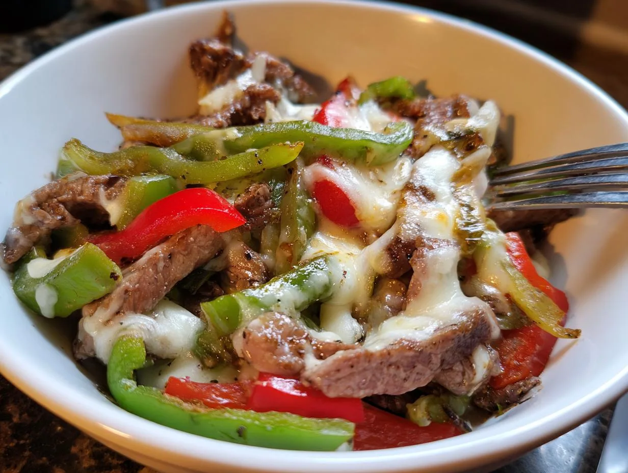 Irresistible Keto Philly Cheesesteak Recipe in 15 Minutes