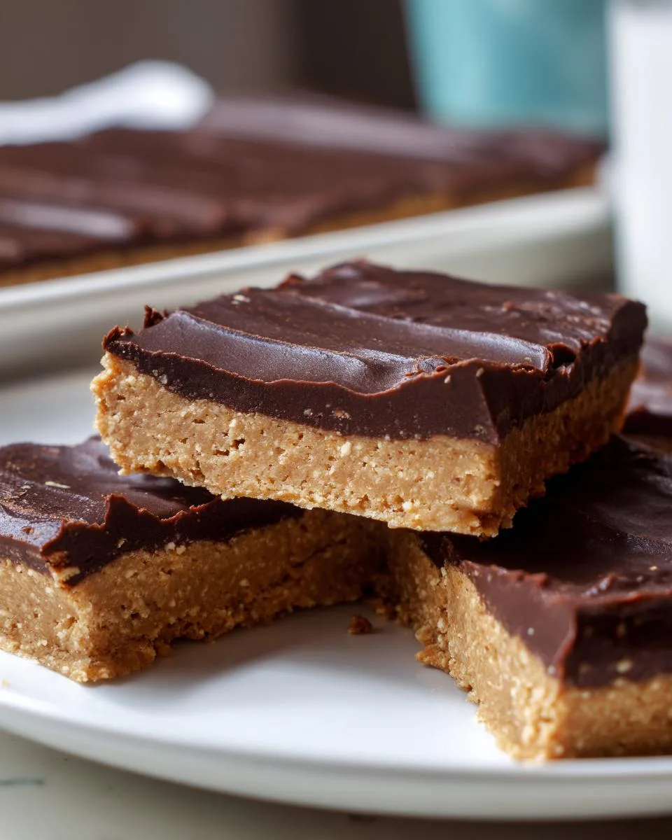 No-Bake Chocolate Almond Butter Bars - detail 2