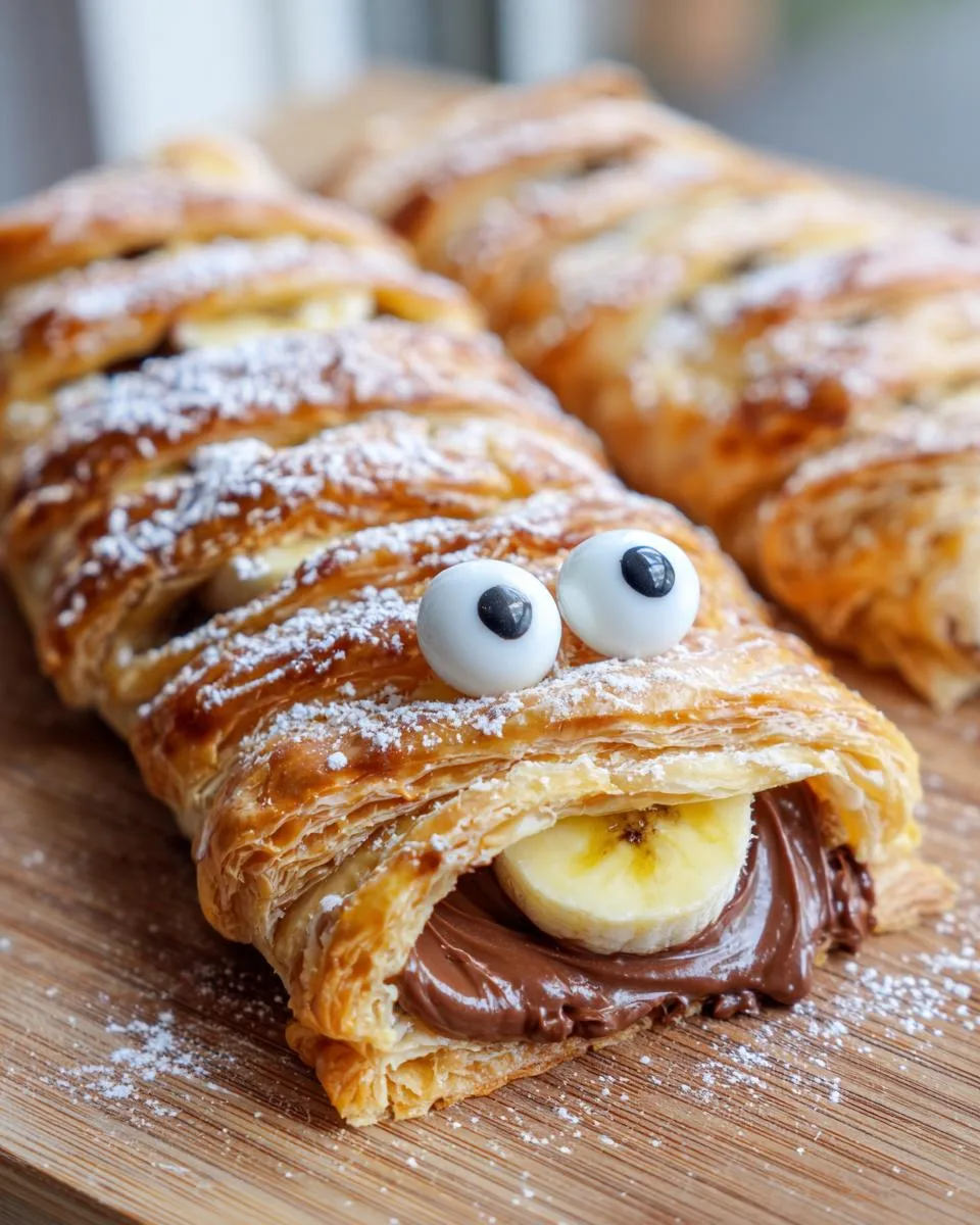 Nutella Mummy Hand Pies - detail 4