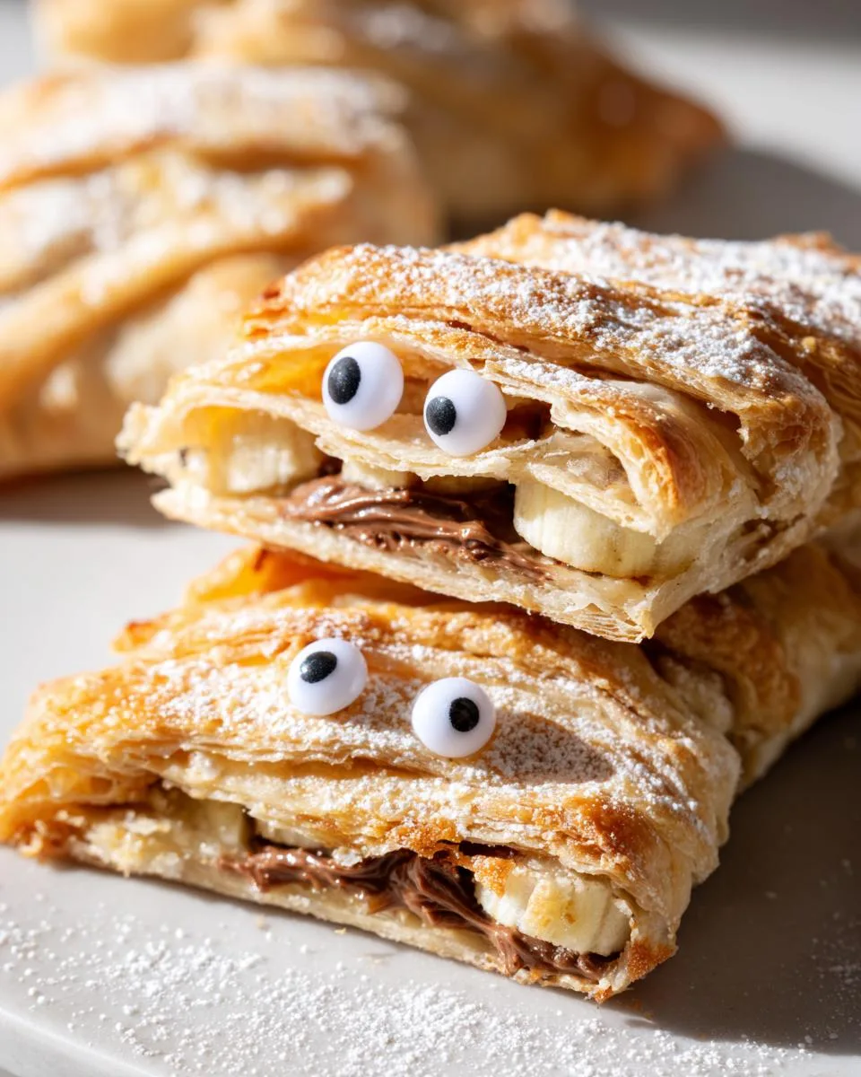 Nutella Mummy Hand Pies - detail 5