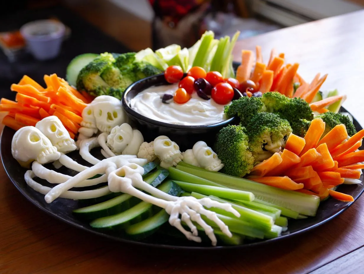Skeleton Veggie Tray - detail 5