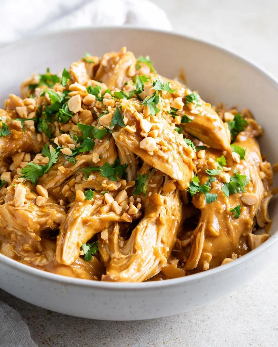 Slow Cooker Peanut Chicken - detail 2