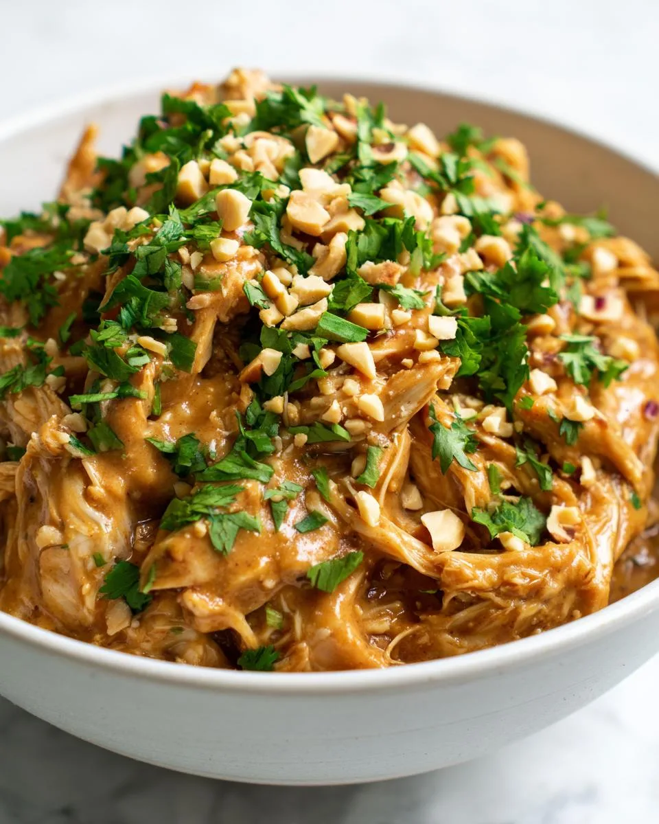 Slow Cooker Peanut Chicken - detail 3