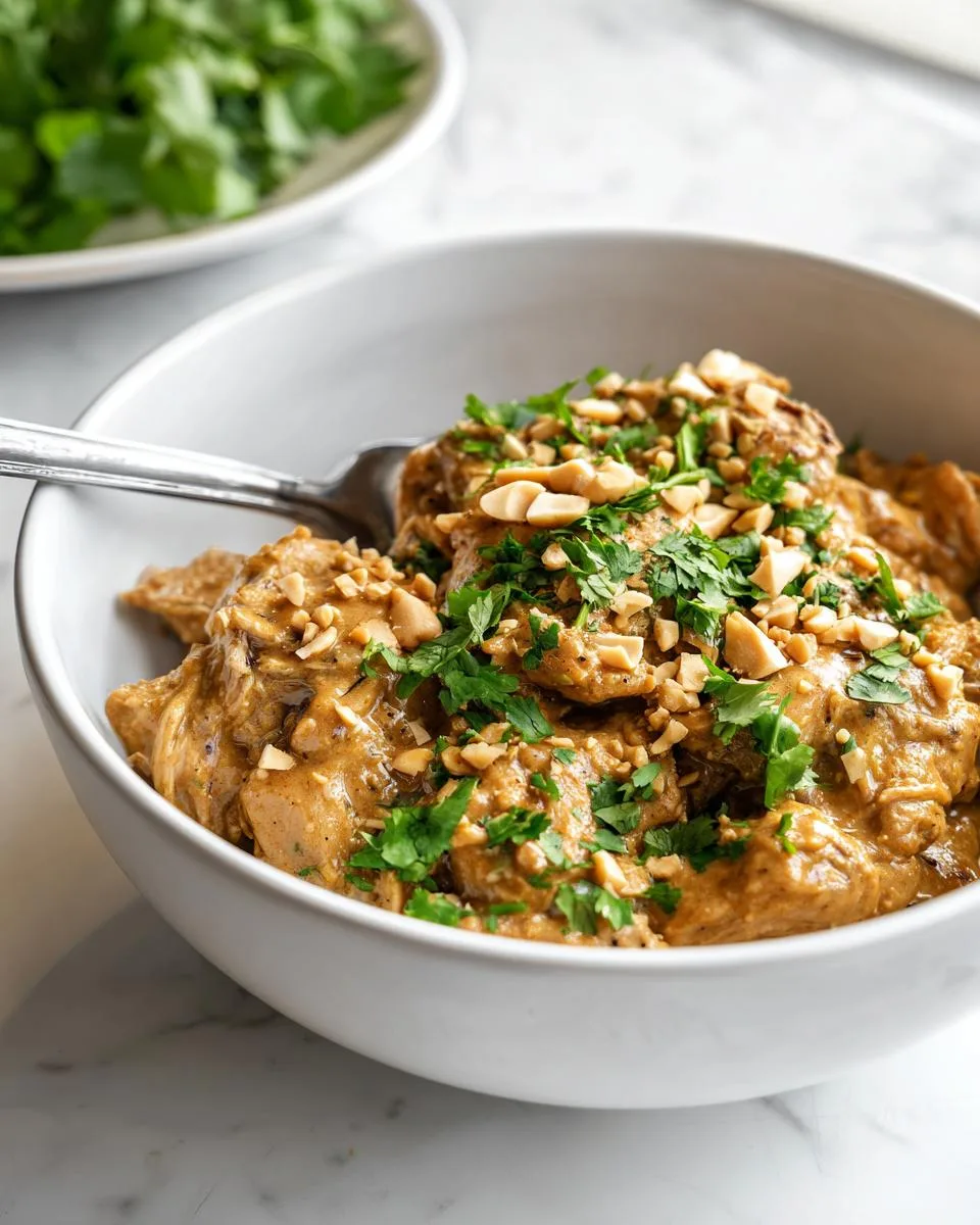 Slow Cooker Peanut Chicken - detail 5
