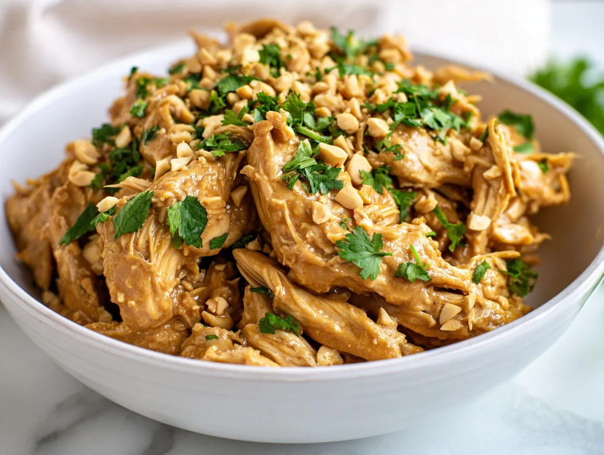 Slow Cooker Peanut Chicken Recipe: 5-Ingredient Delight