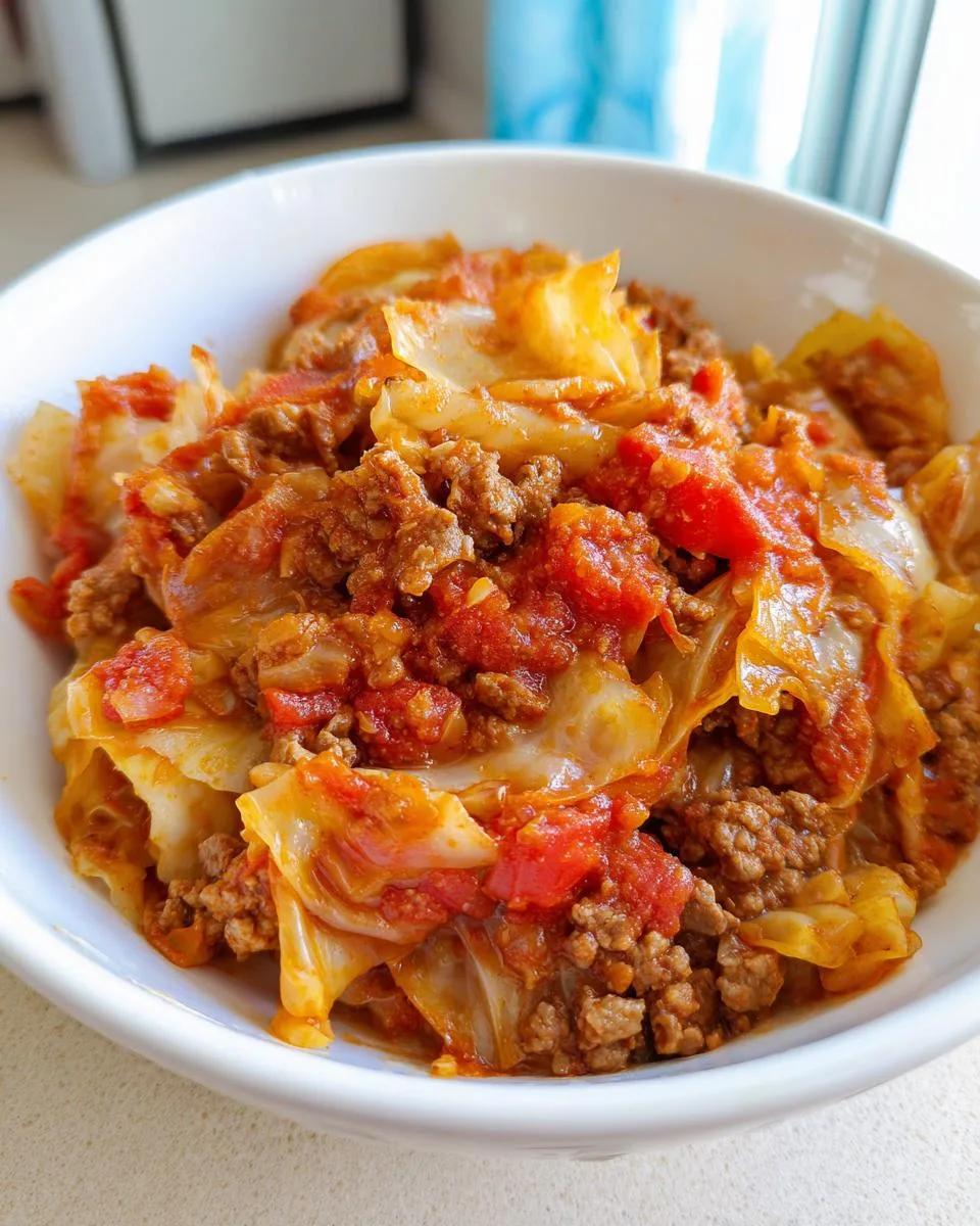 Slow Cooker Unstuffed Cabbage Rolls - detail 2