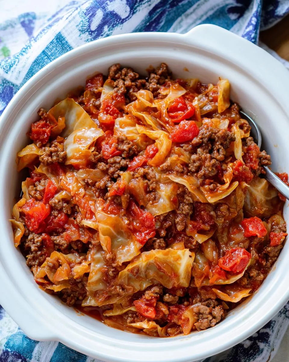 Slow Cooker Unstuffed Cabbage Rolls - detail 3