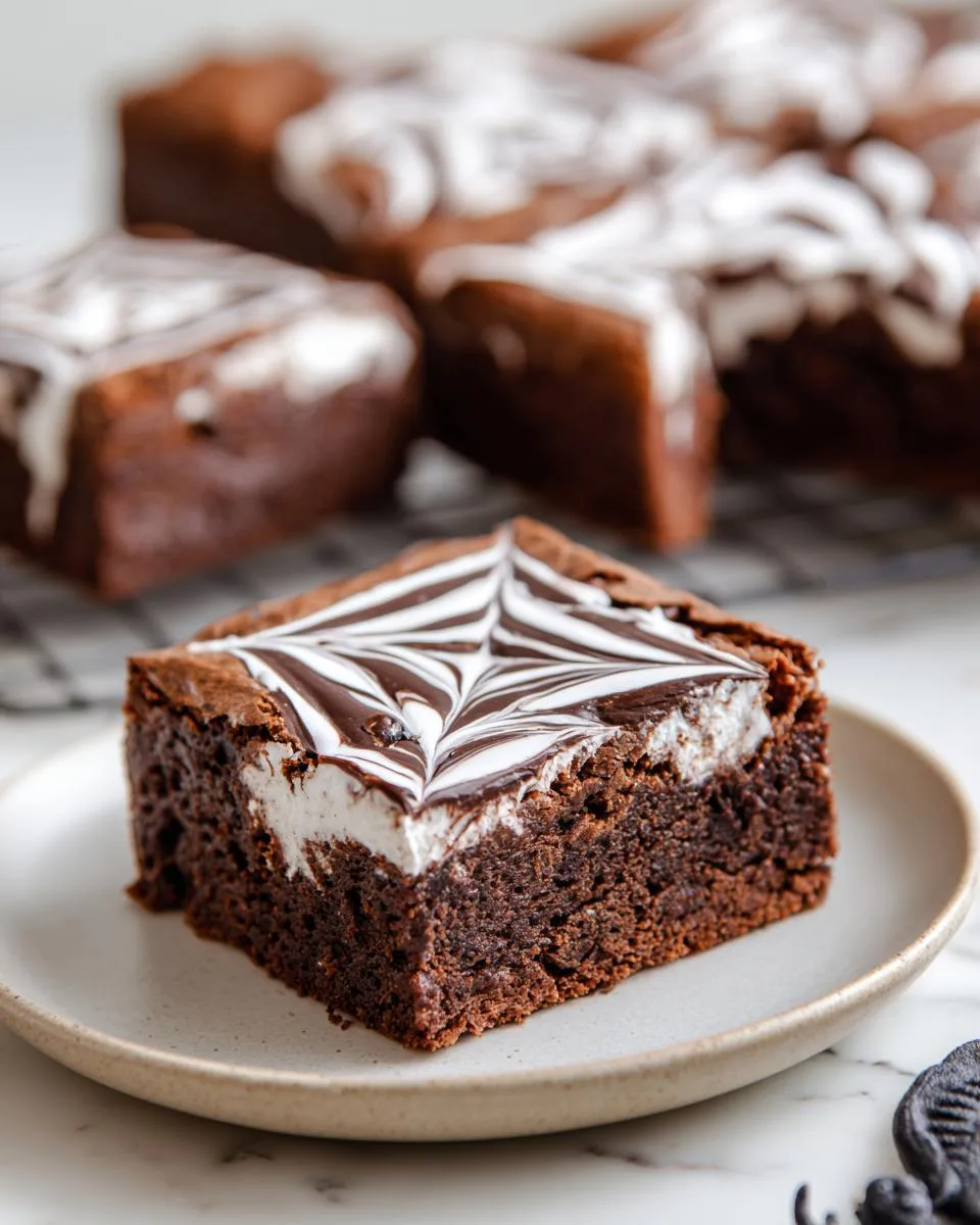 Spiderweb Brownies - detail 2