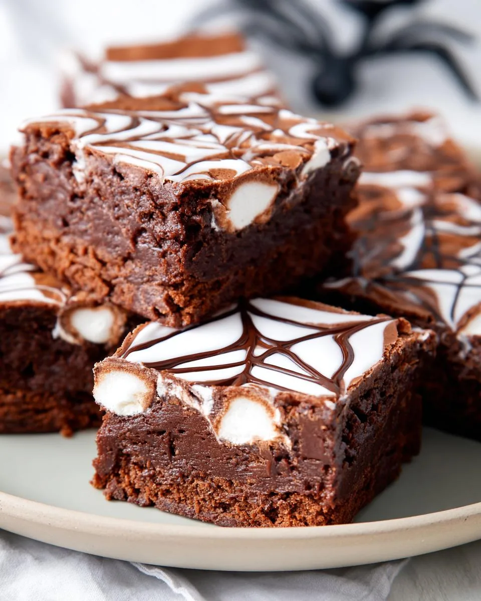 Spiderweb Brownies - detail 3