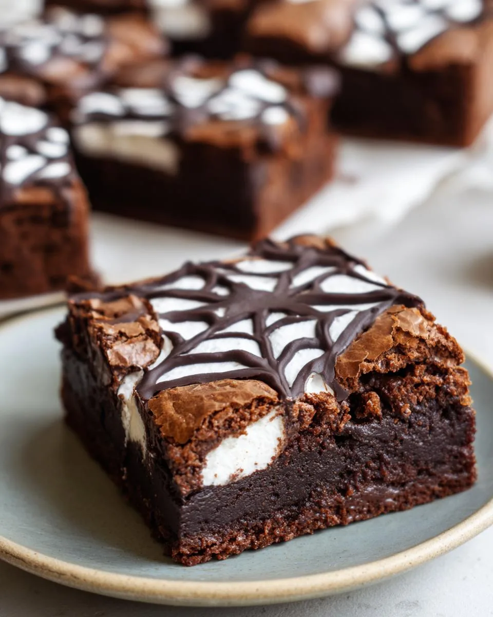 Spiderweb Brownies - detail 4
