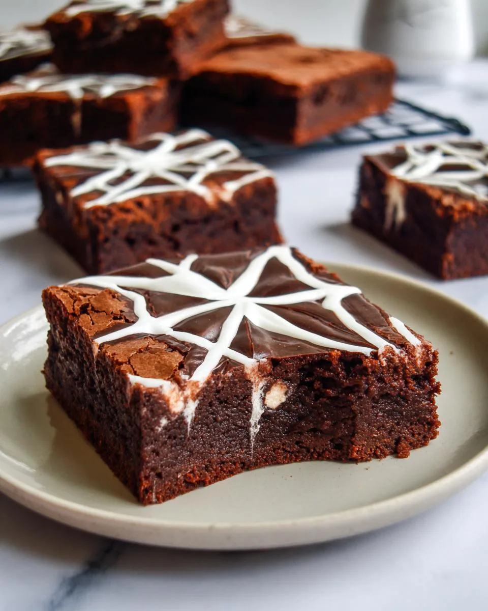 Spiderweb Brownies - detail 5