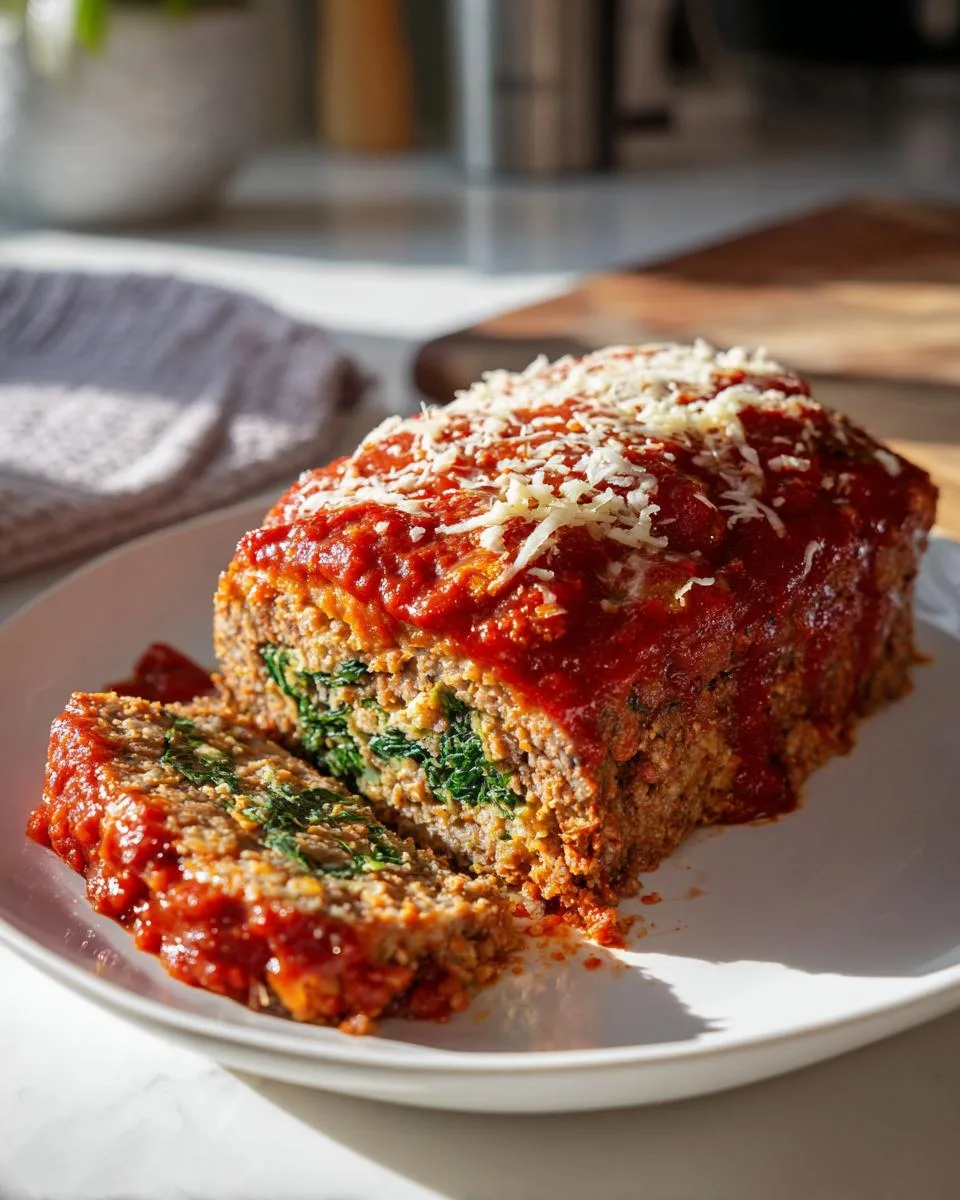 Stuffed Italian Meatloaf - detail 1