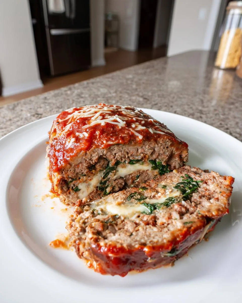 Stuffed Italian Meatloaf - detail 2